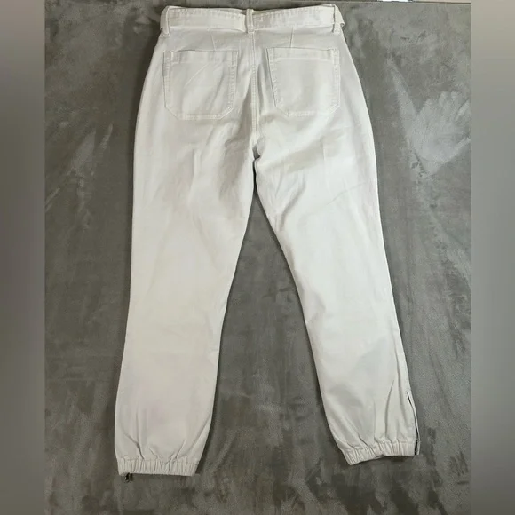 Paige mayslie white utility jogger pants - Picture 3 of 16
